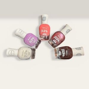 Sally Hansen Pure Nail Polish Collection - Assorted Colors (6 Pack)